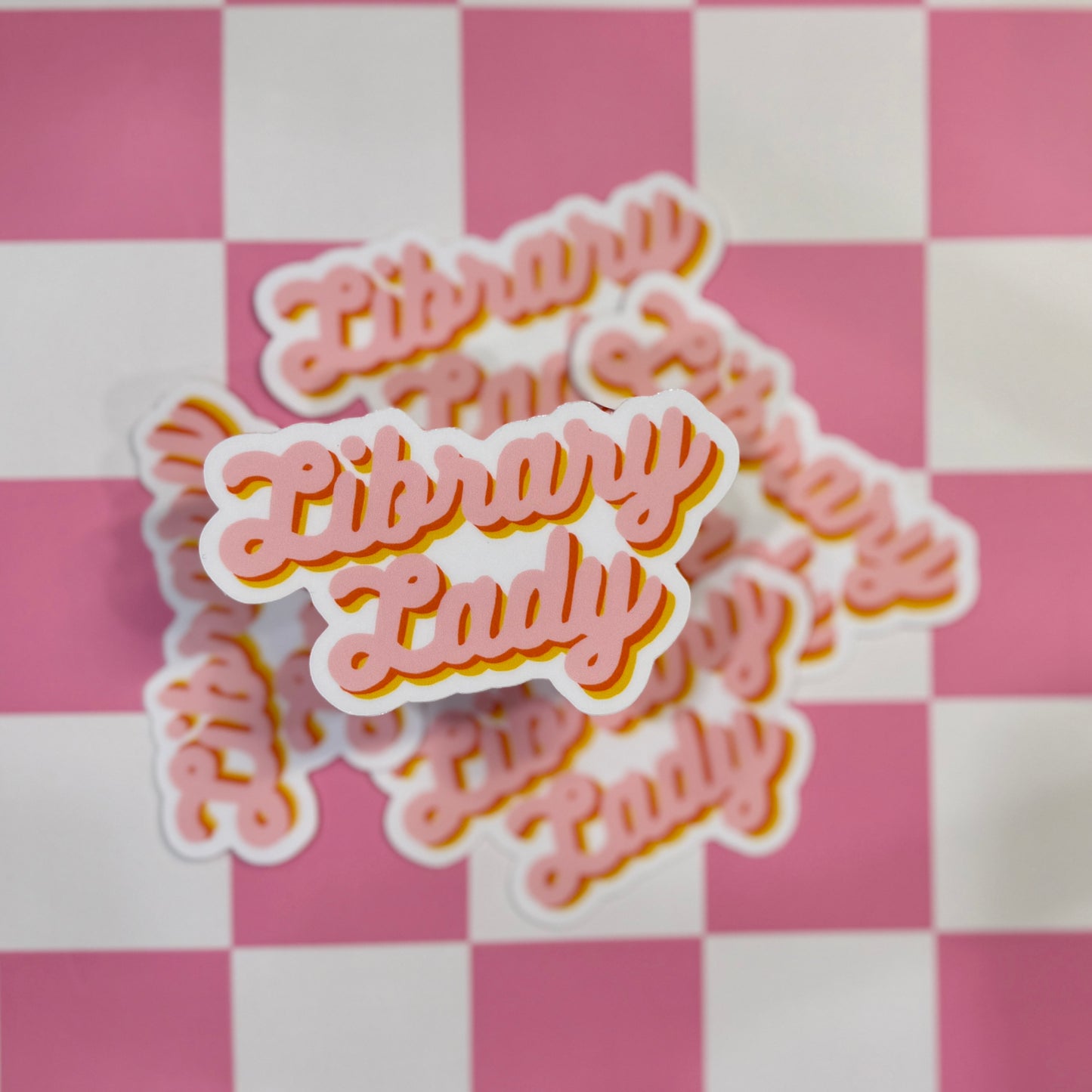 Library Lady Sticker