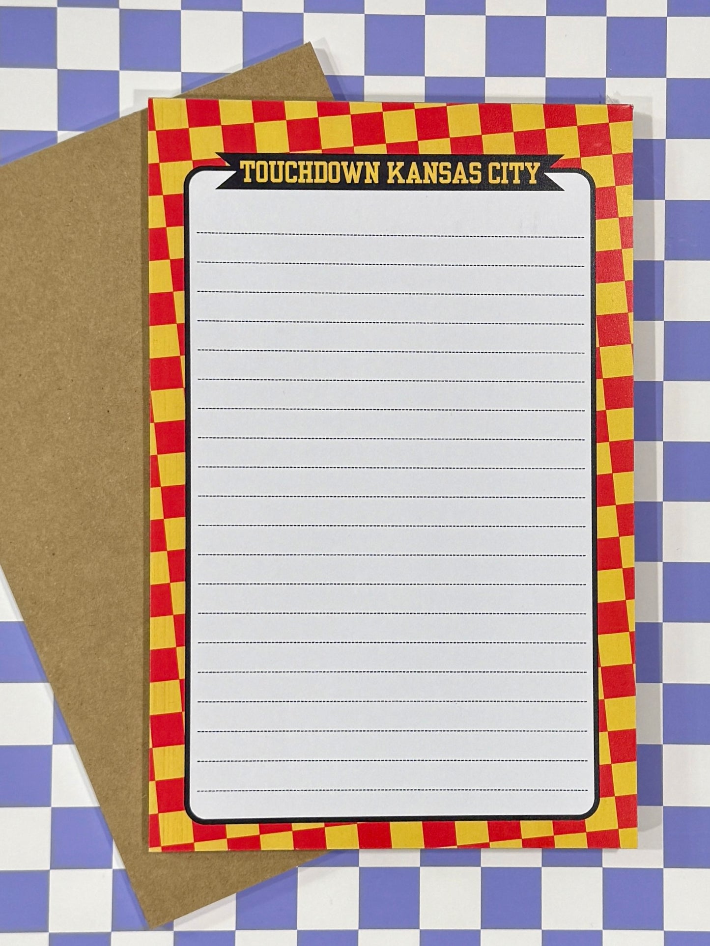Touchdown Kansas City Notepad