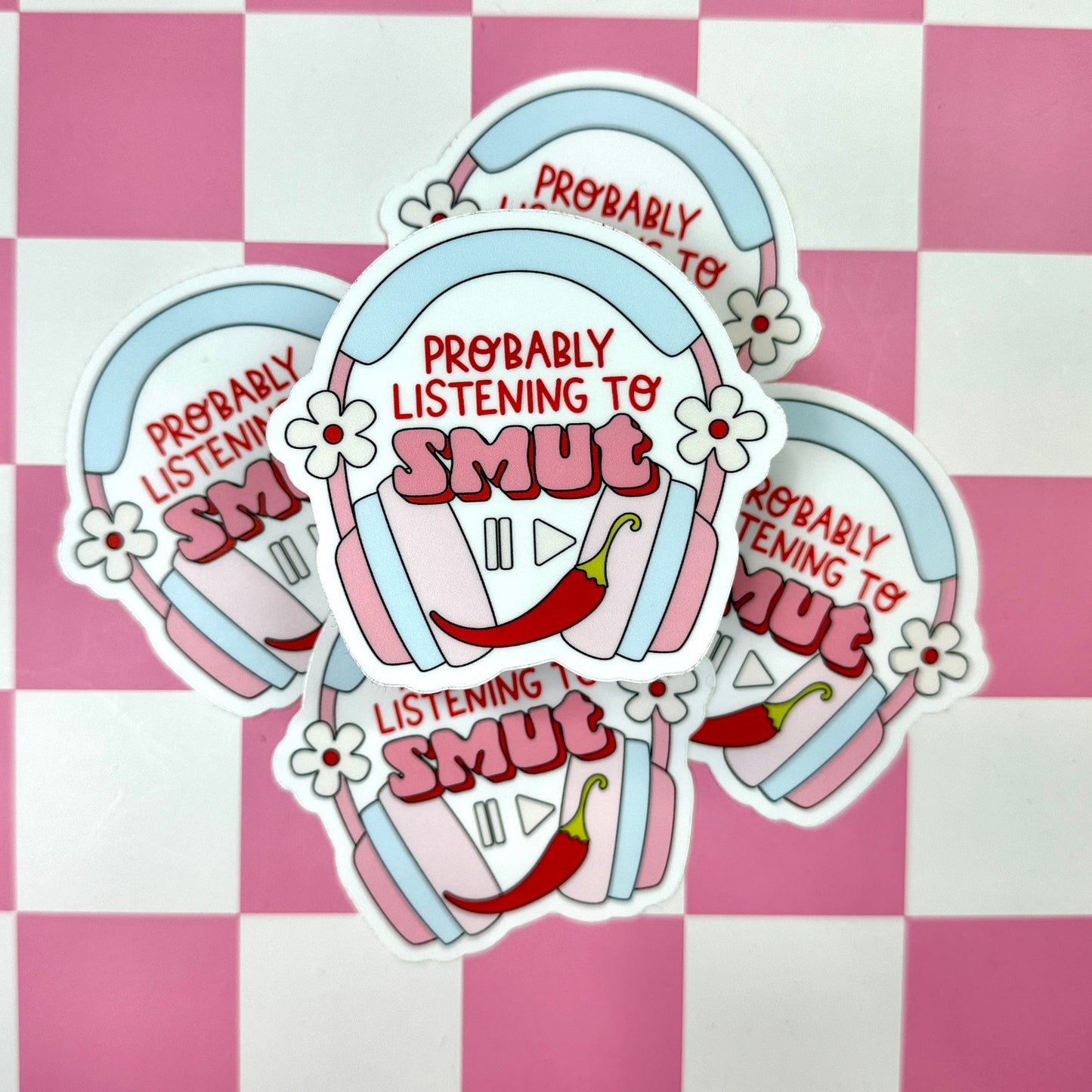 Prob Listening to Smut Sticker