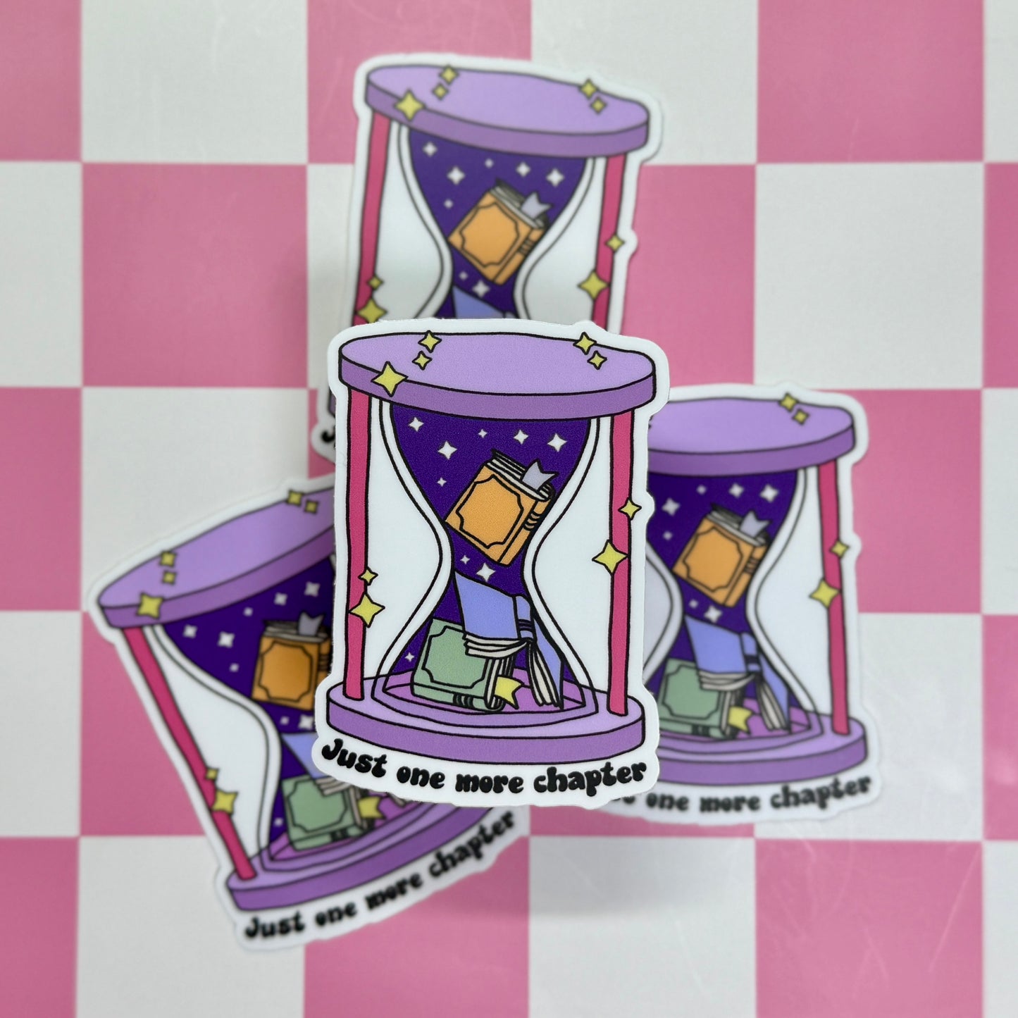 Book Hourglass Sticker