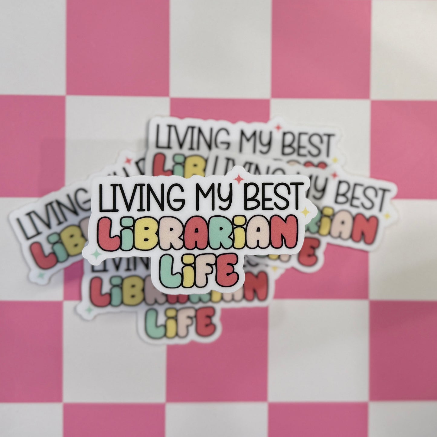 Best Librarian Life Sticker