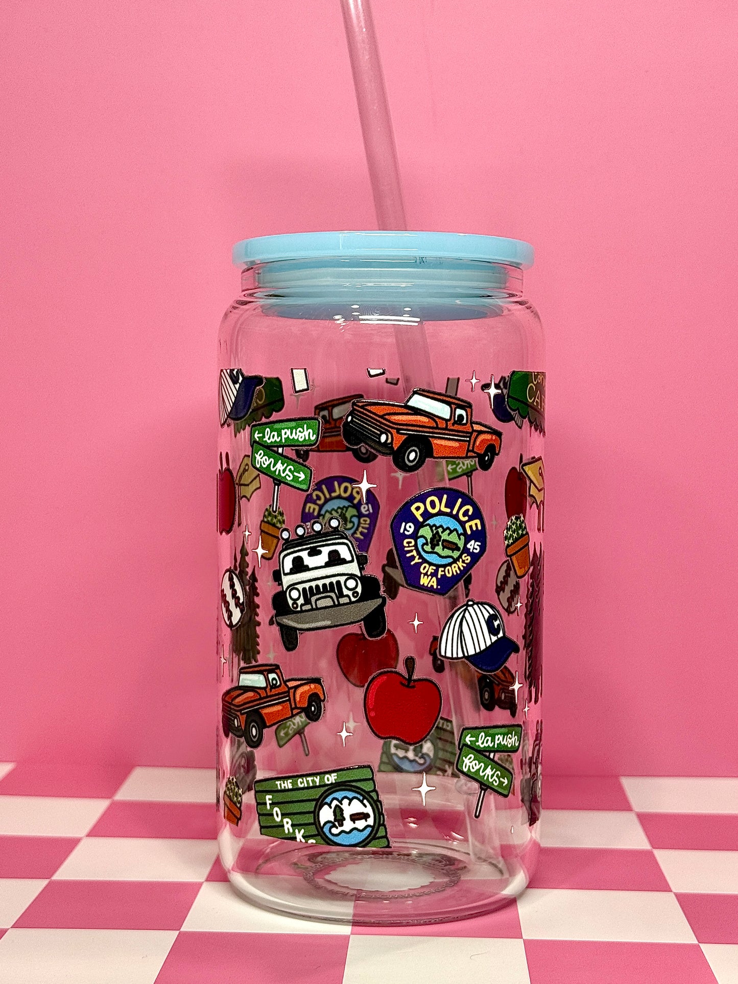 Twilight Things 16oz Can Glass