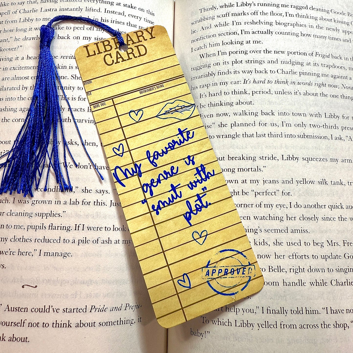 Smut With Plot Metal Bookmark