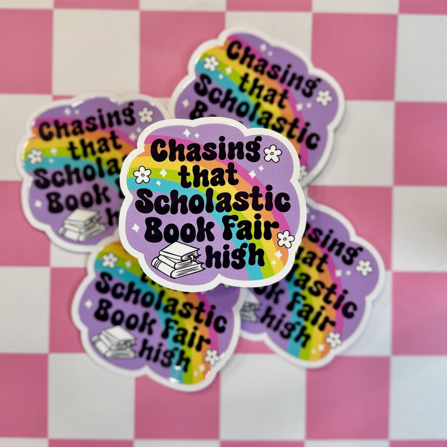 Chasing Book Fair Sticker