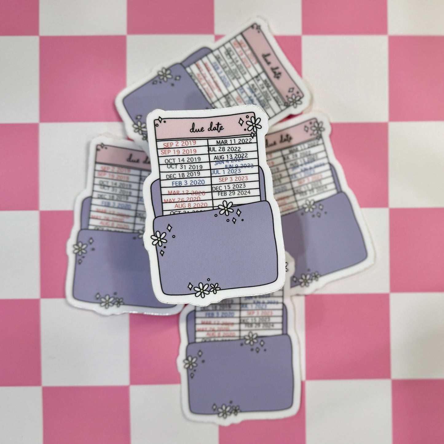 Due Date Sticker