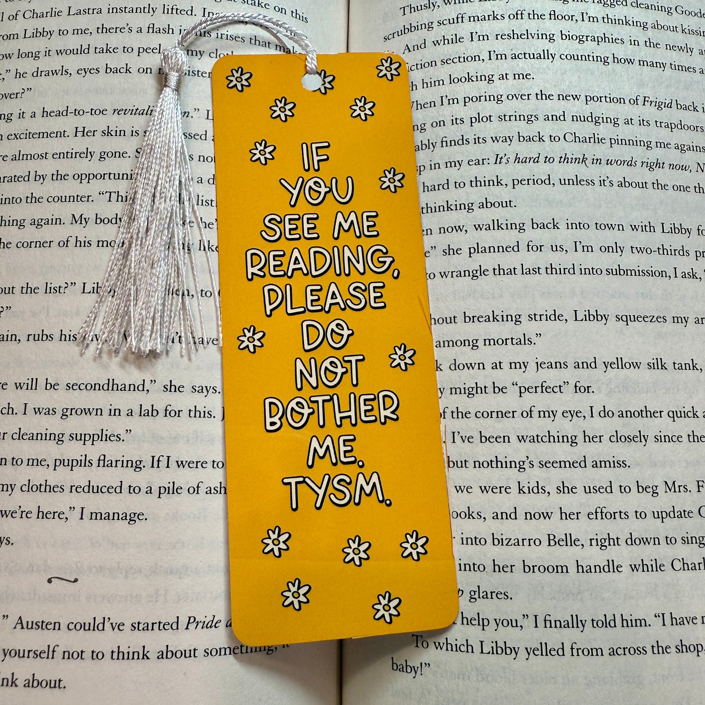 Do Not Bother Me Metal Bookmark