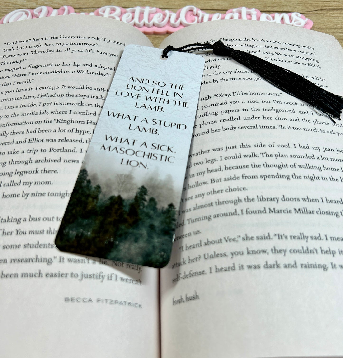 Stupid Lion Metal Bookmark