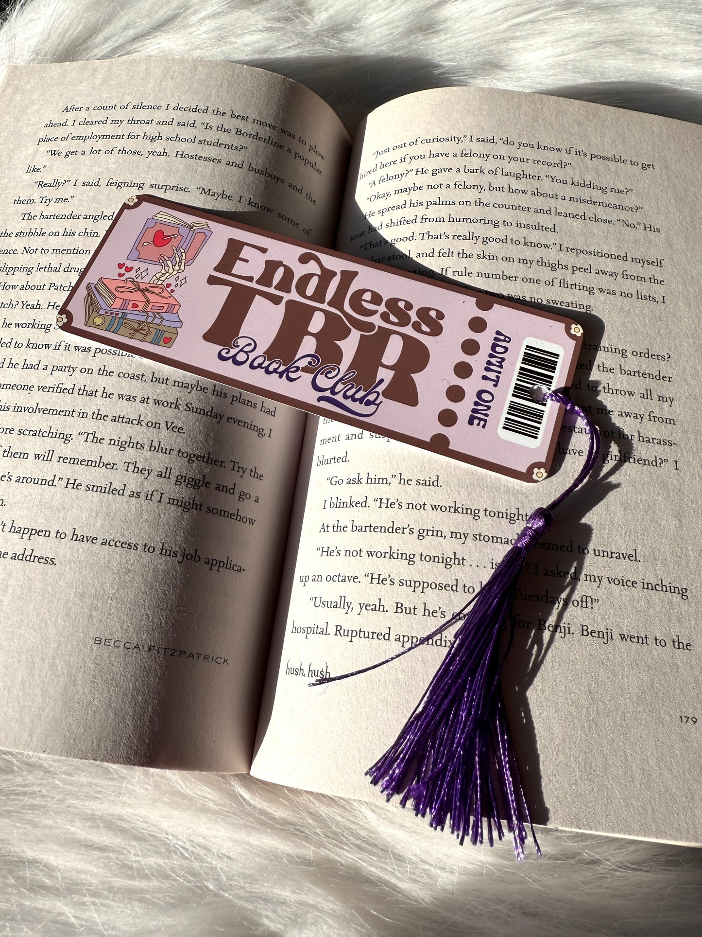 Endless TBR Metal Bookmark