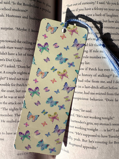 Butterflies Metal Bookmark