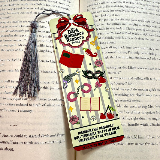 The Dark Romance Society Metal Bookmark