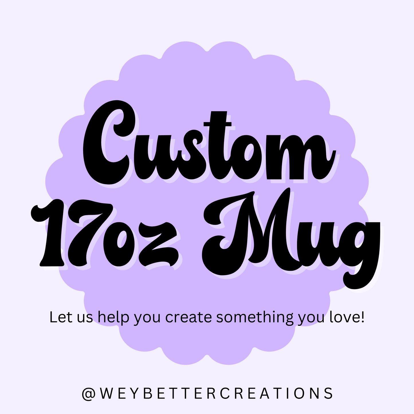 Custom 17oz Glass Mug