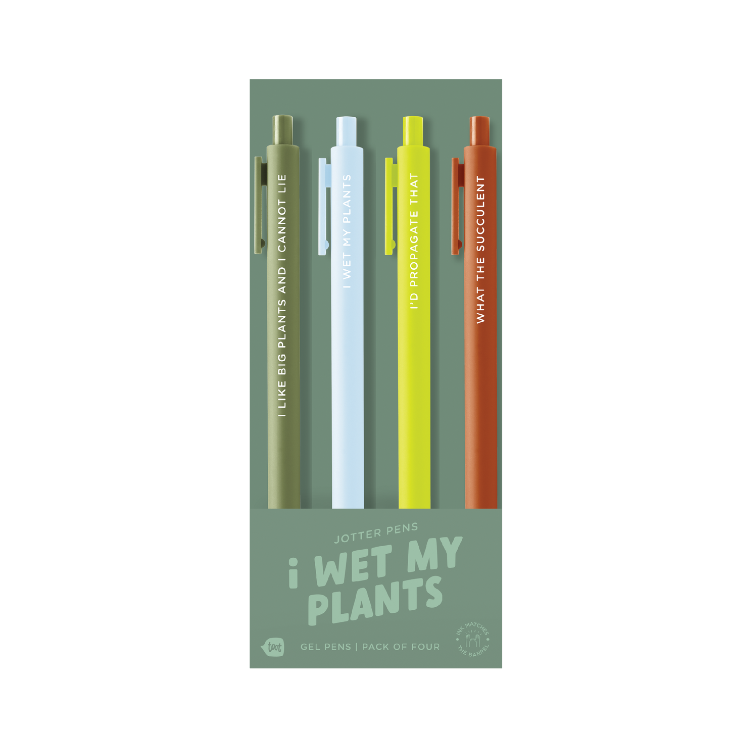 I Wet My Plants 4 Pen Pack