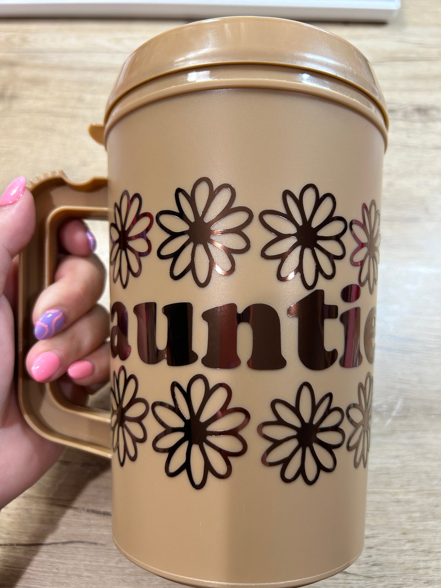 Floral Auntie 34oz Mega Mug