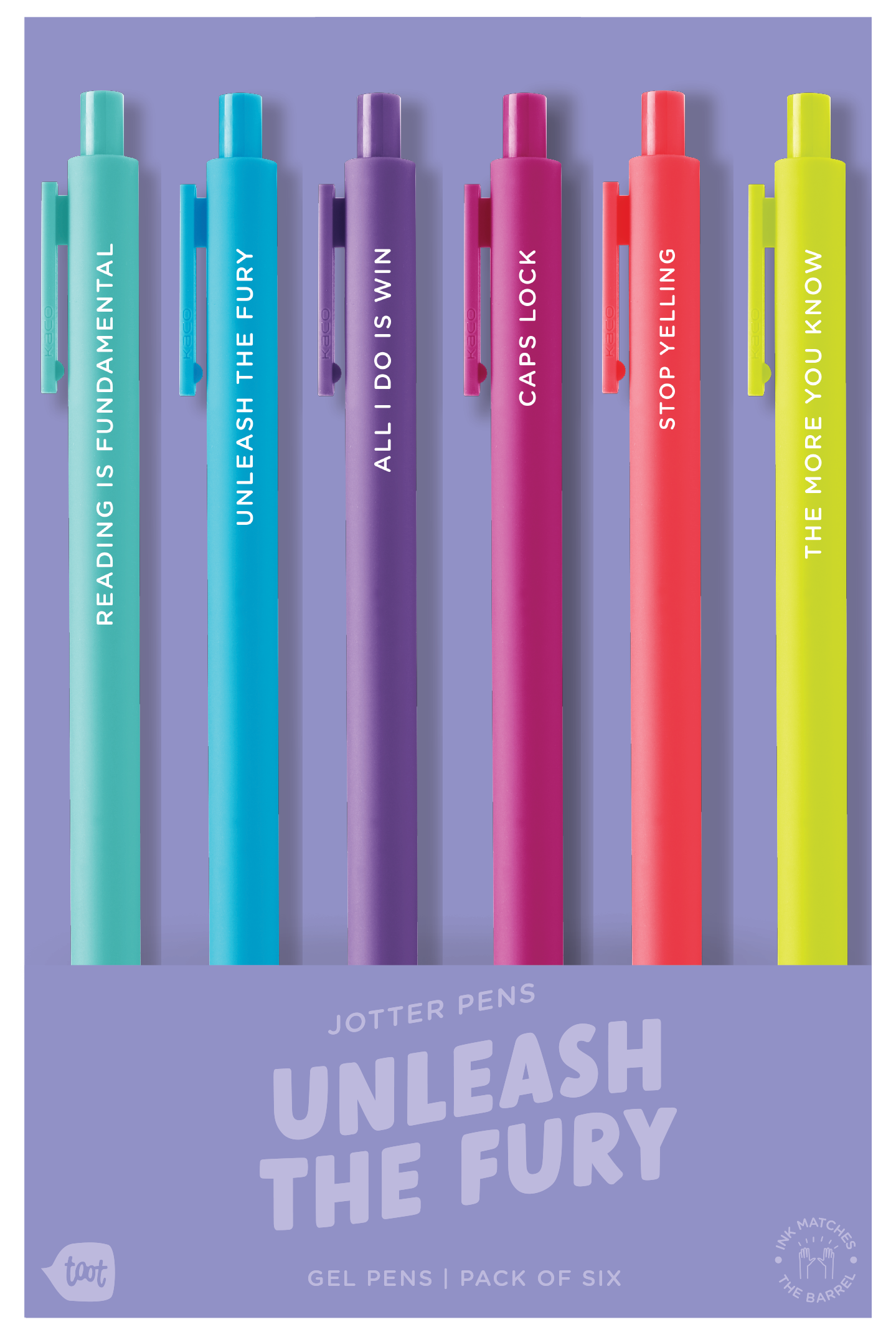 Unleash The Fury 6 Pen Pack