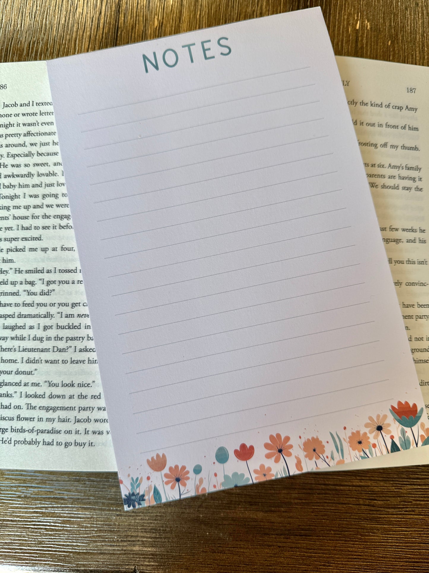 Floral Notepad