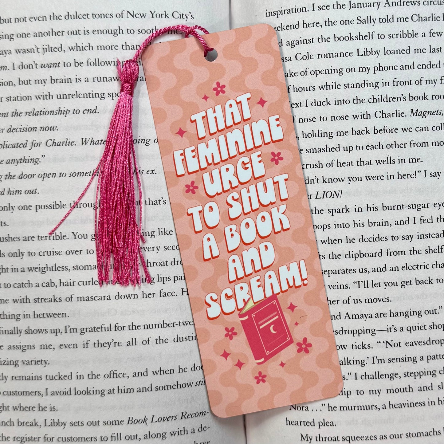 Feminine Urge Metal Bookmark