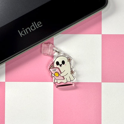 Book Girlie Ghostie Dust Plug Charm
