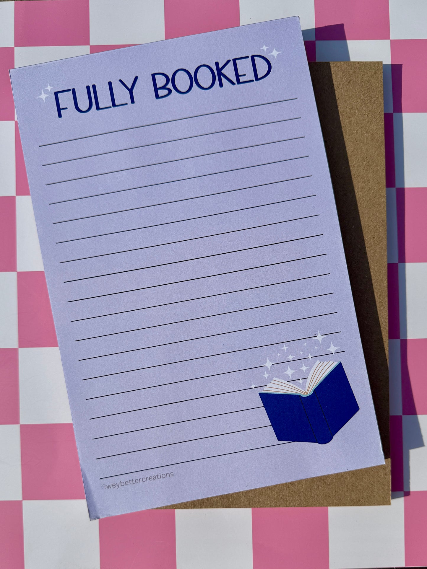 Fully Booked Notepad