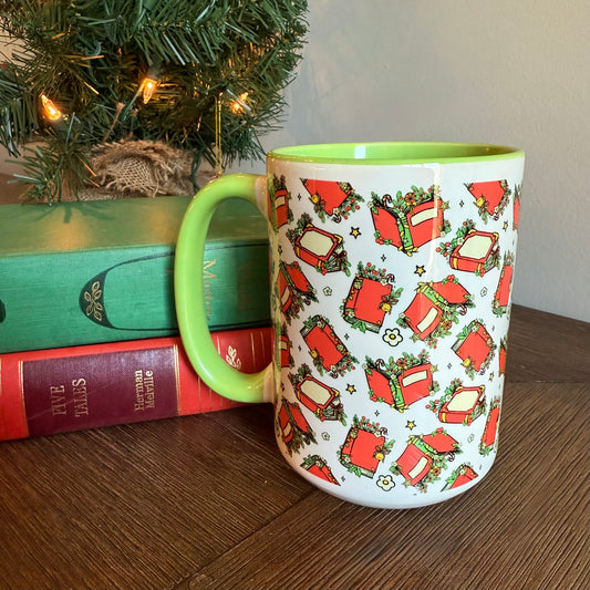 Christmas Books Ceramic Mug