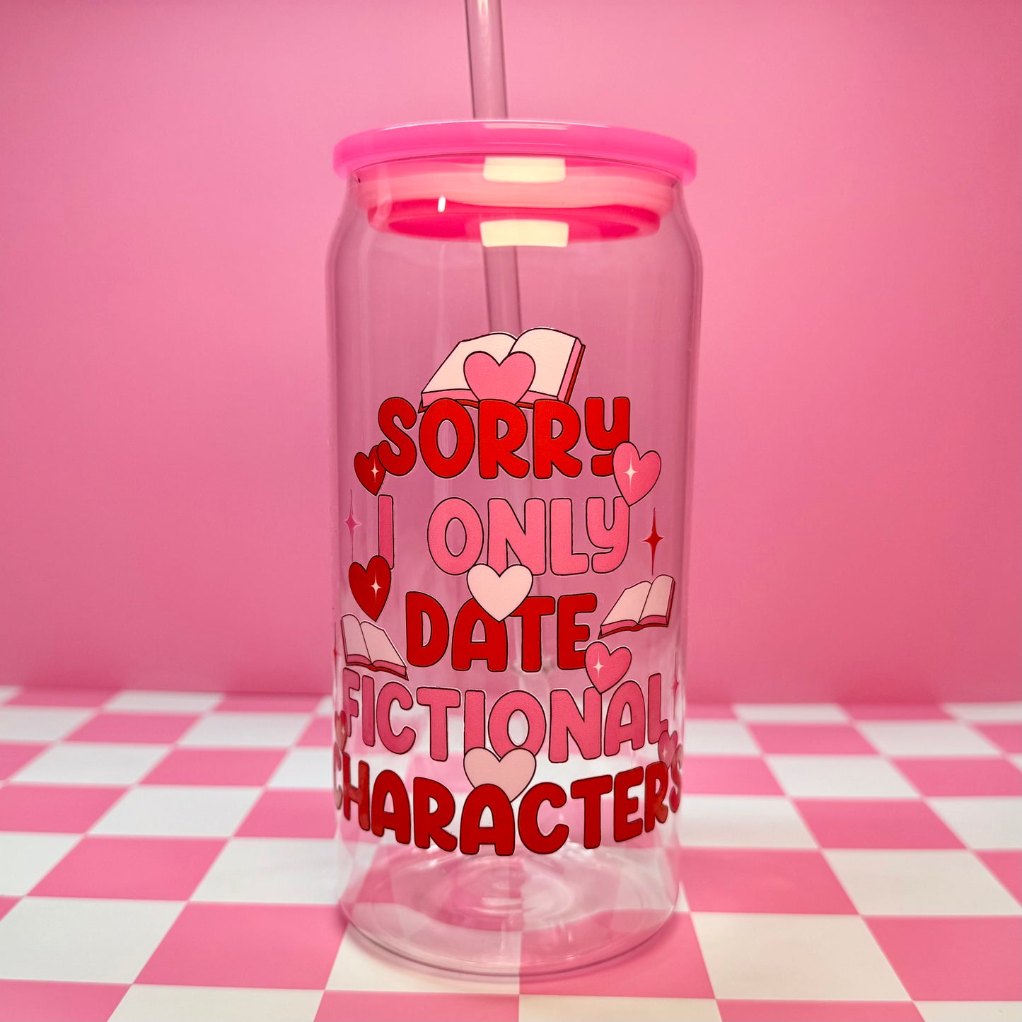 Date Fictional Characters Plastic Can Glass