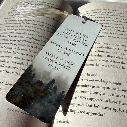 Stupid Lion Metal Bookmark