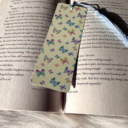 Butterflies Metal Bookmark