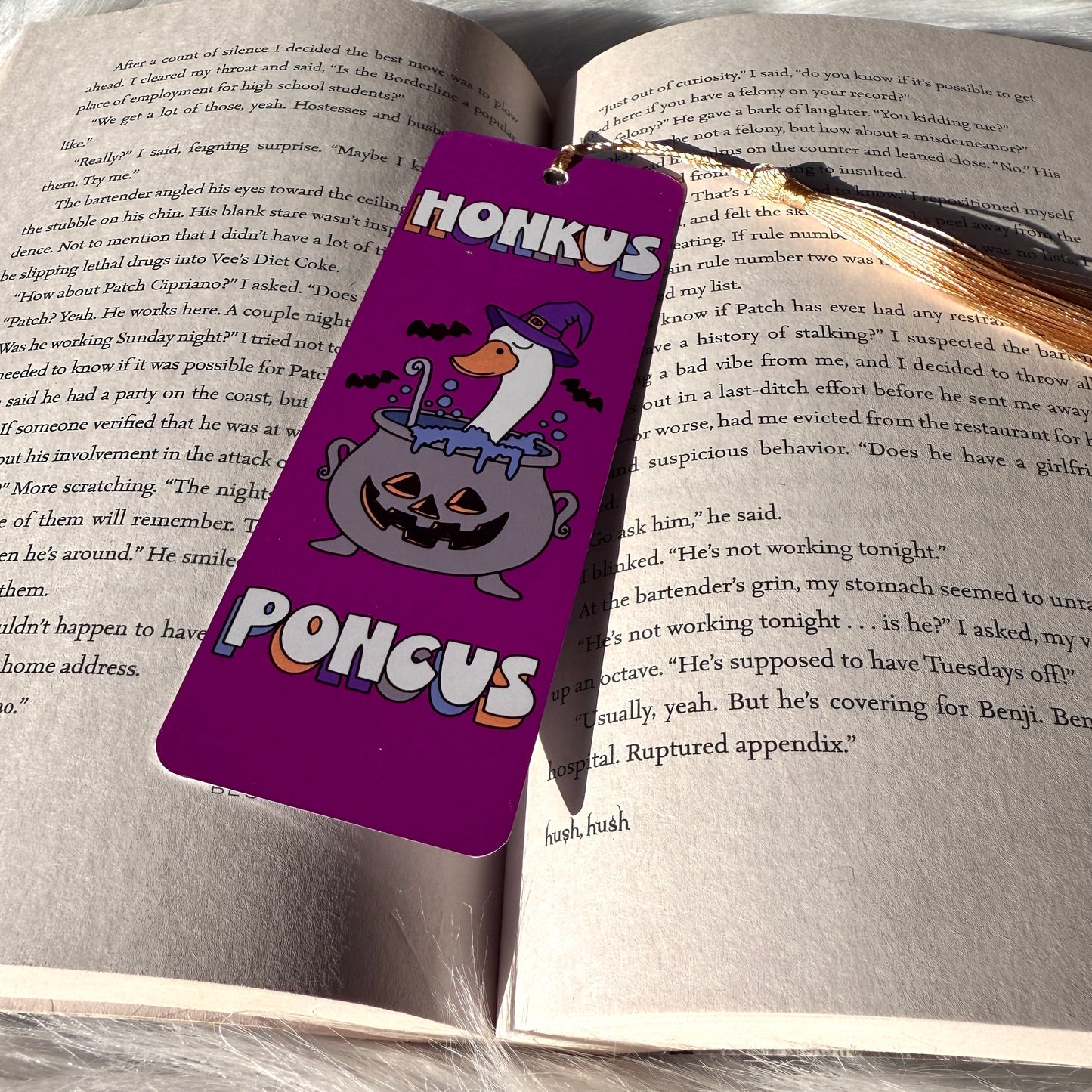 Honkus Ponkus Metal Bookmark