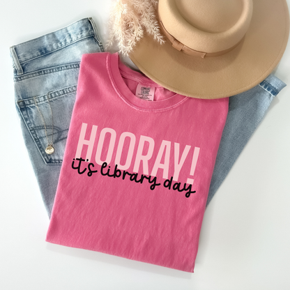 It's Library Day Comfort Colors Shirt