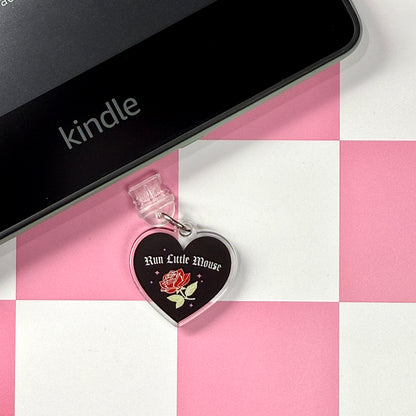 Run Little Mouse Dust Plug Charm