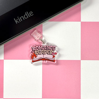 Romance Reader Dust Plug Charm