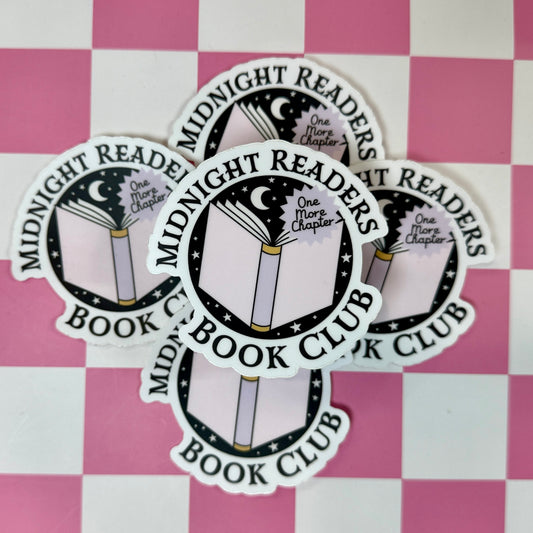 Midnight Reader Sticker