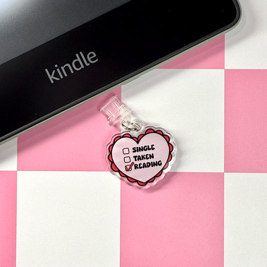 Reading Dust Plug Charm