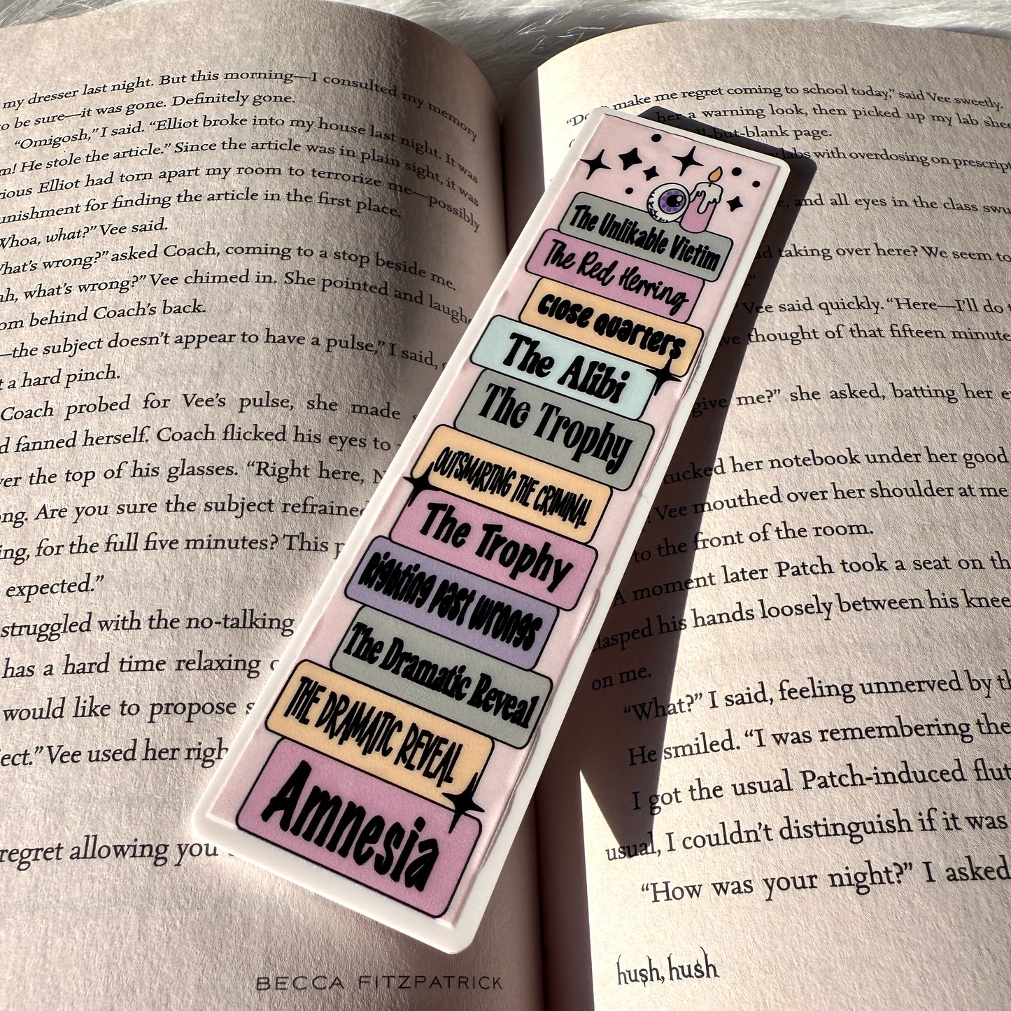 Mystery Tropes Acrylic Bookmark