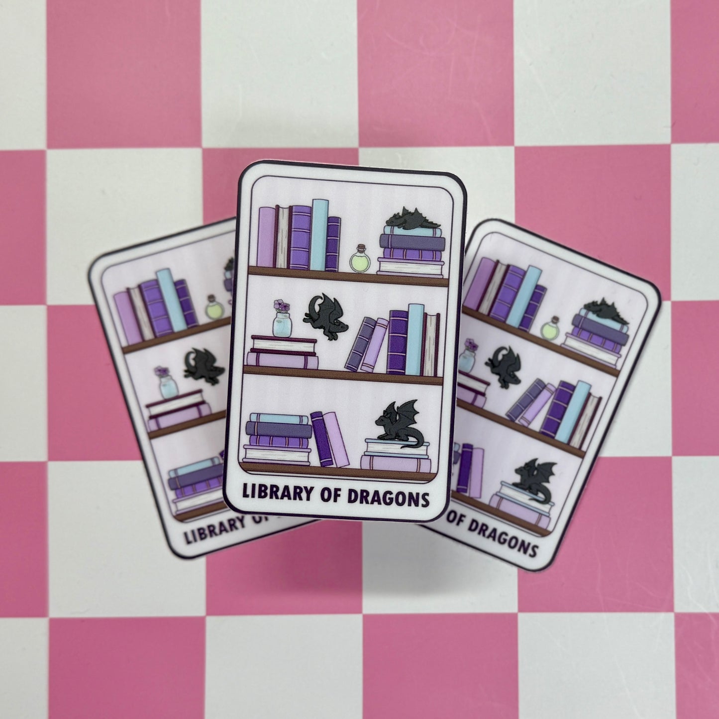 Library of Dragons Sticker