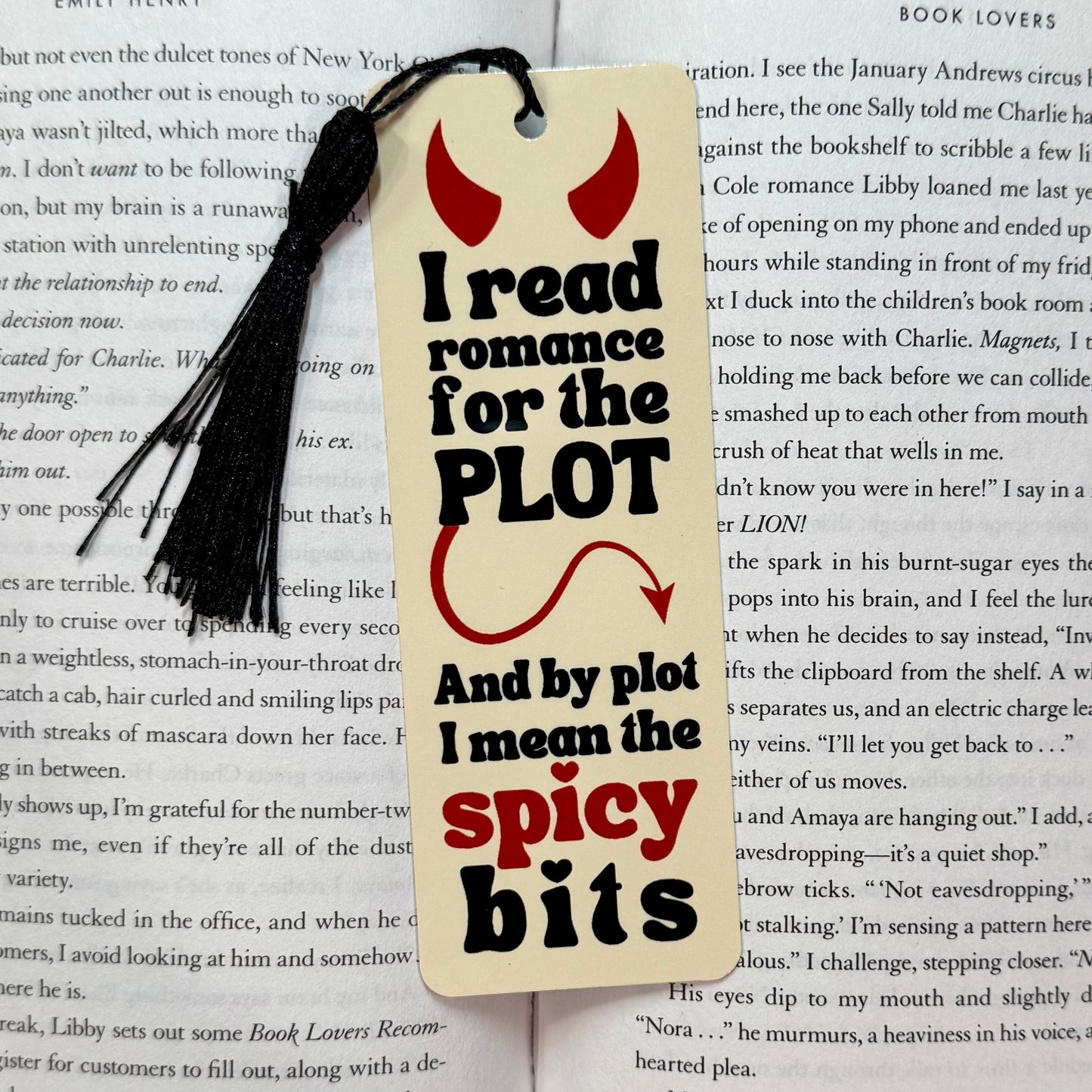 For the Spicy Bits Metal Bookmark