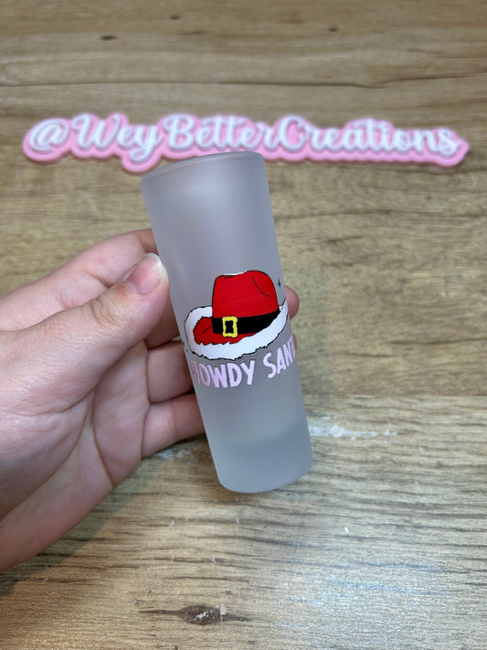 Howdy Santa Shot Glass