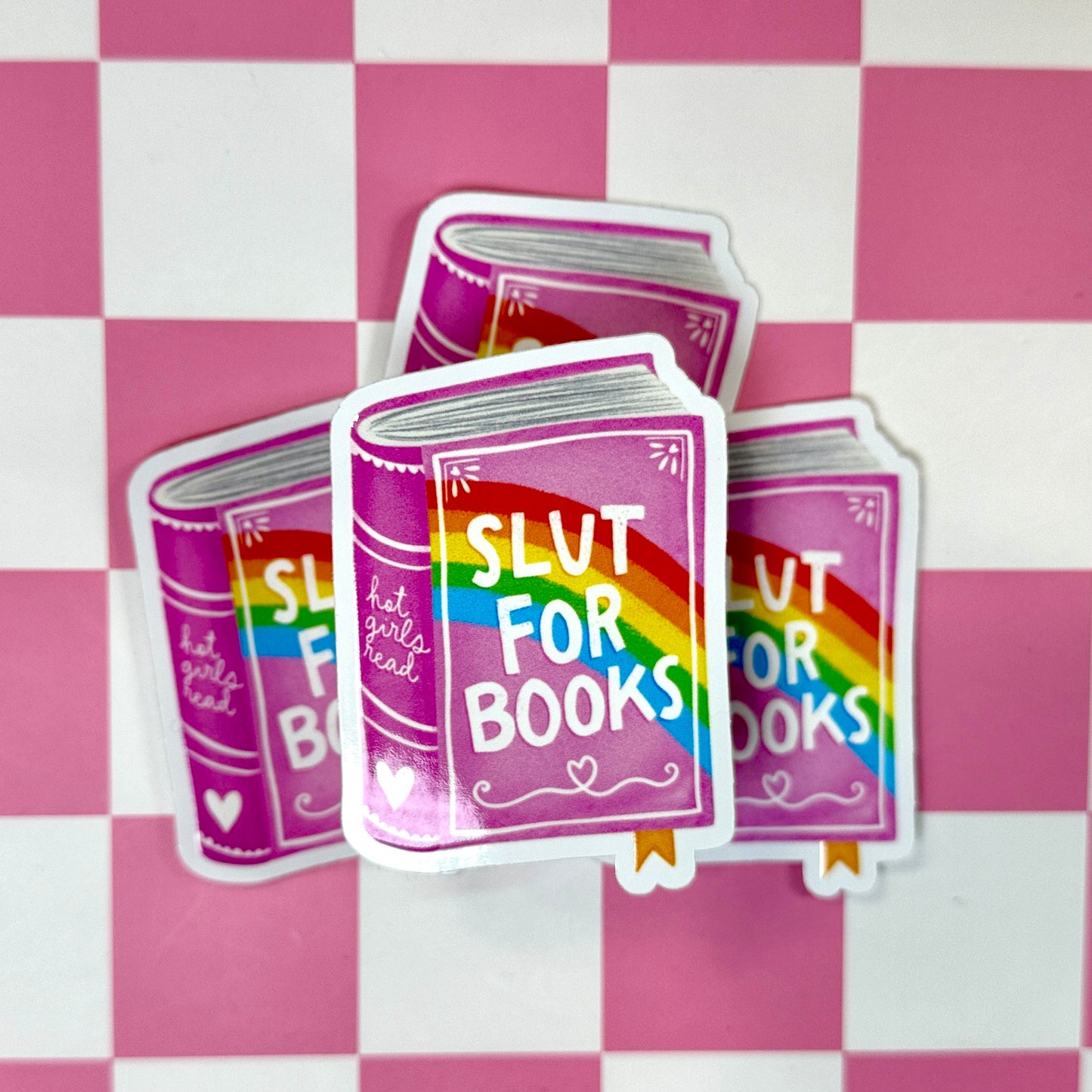 Sl*t for Books Sticker