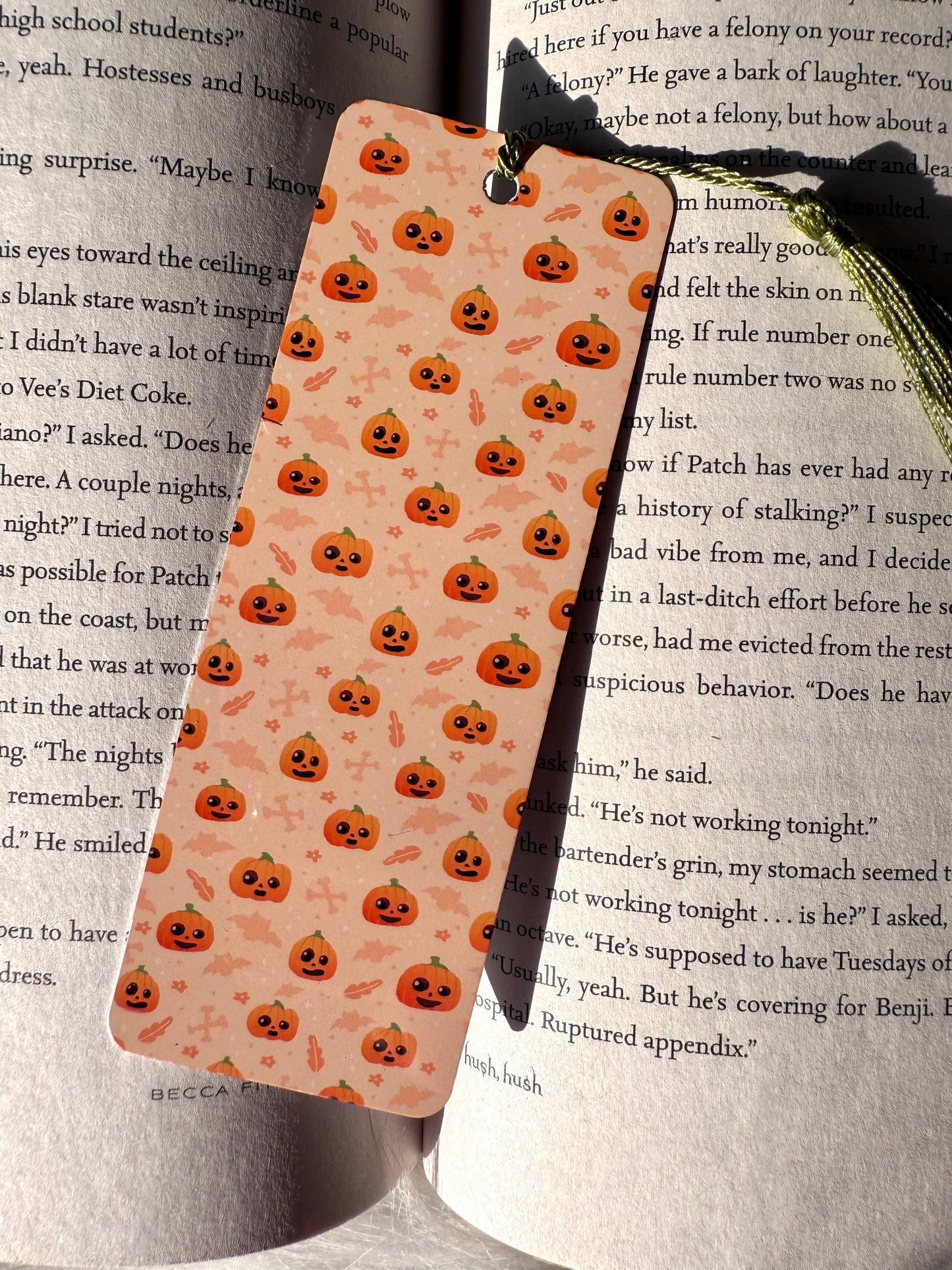 Goofy Jack-o-lanterns Metal Bookmark