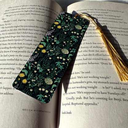 Jungle Greenery Metal Bookmark