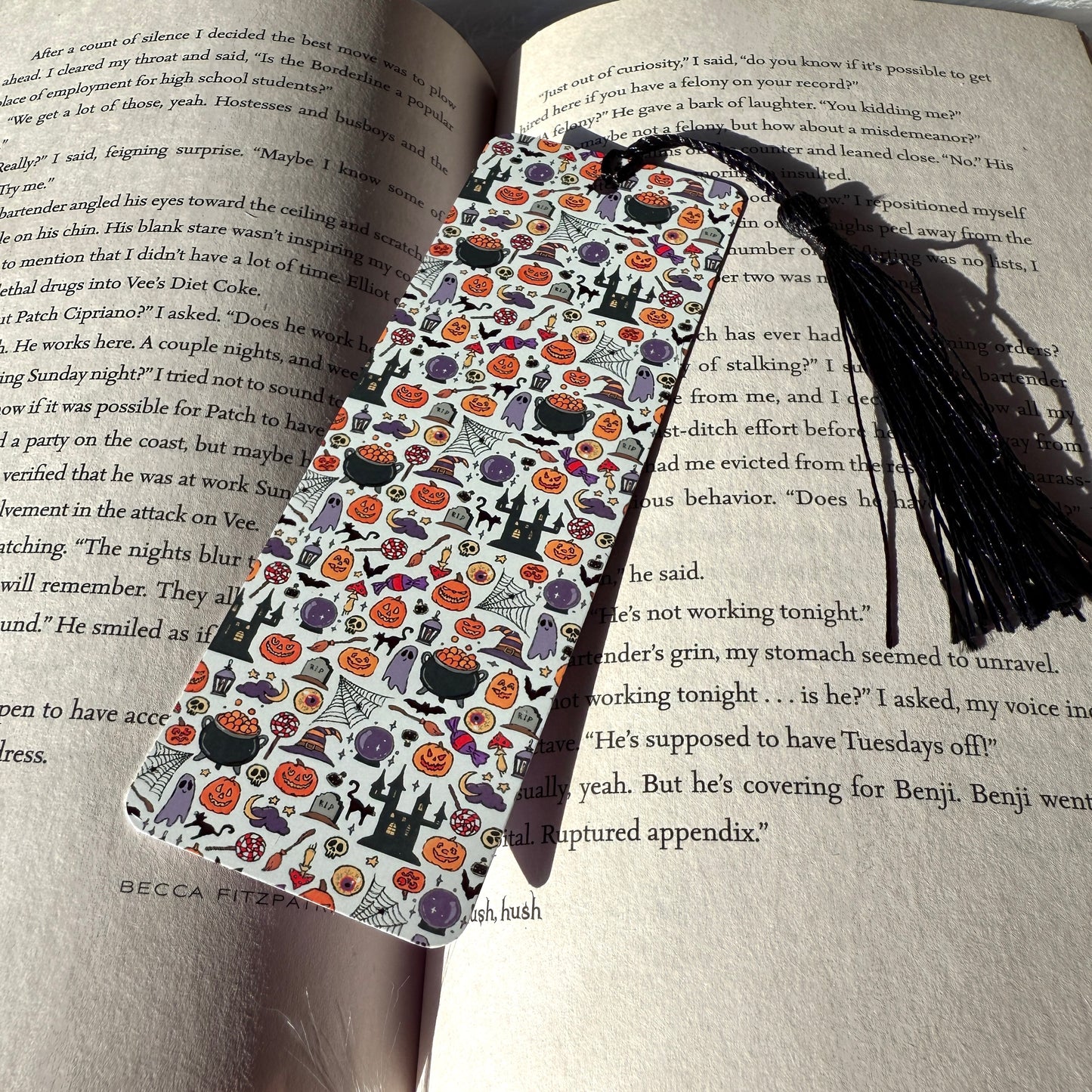 Halloween Things Metal Bookmark