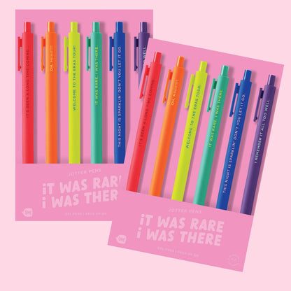 It Was Rare I Was There 6 Pen Pack