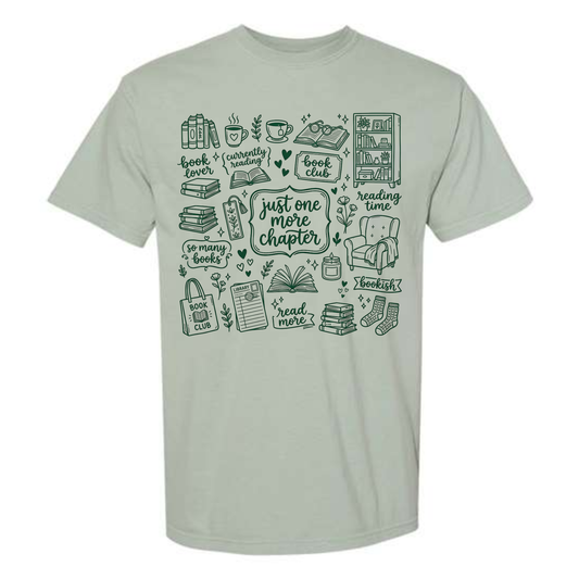Just One More Chapter Comfort Colors Shirt