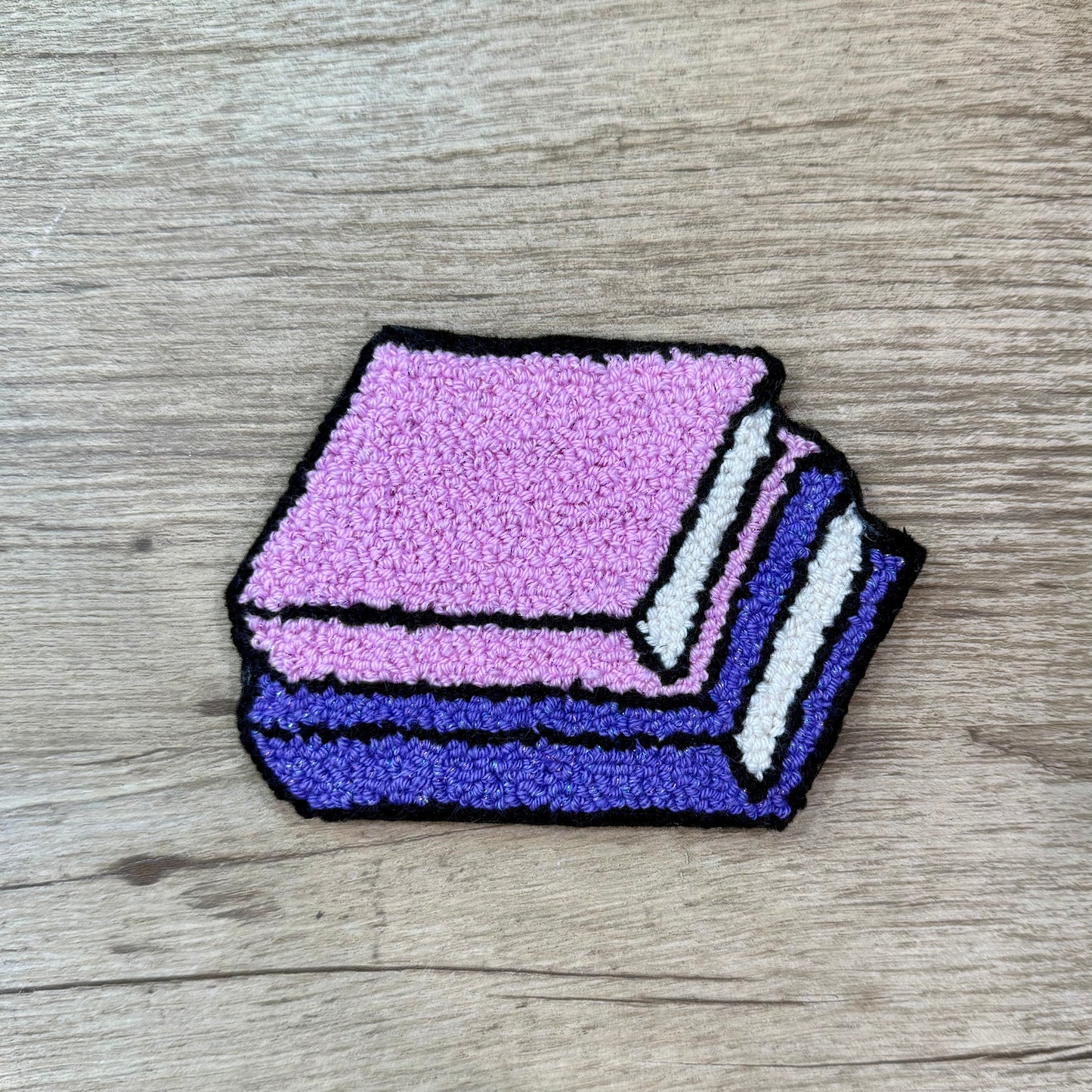 Book Stack Mug Rug