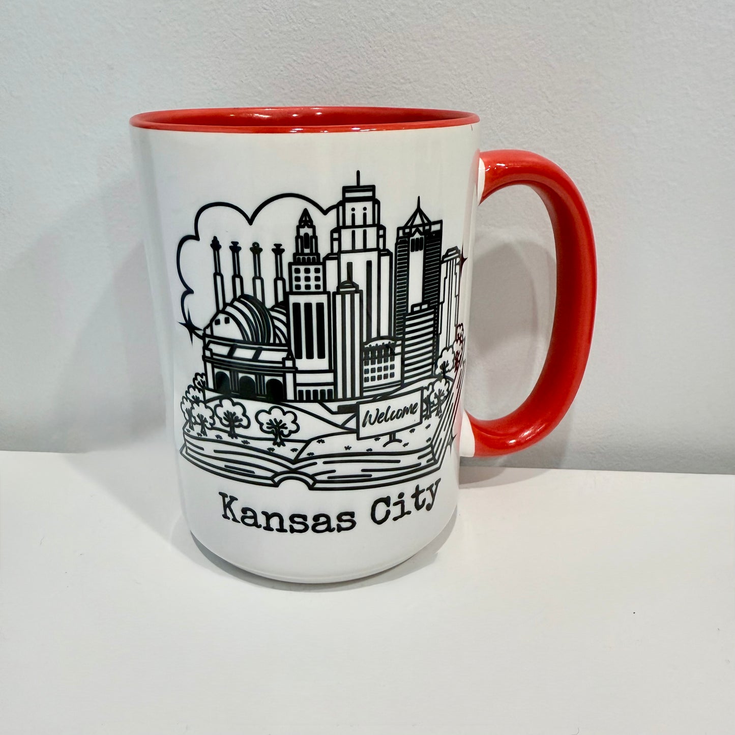 KC Storybook Skyline Ceramic Mug