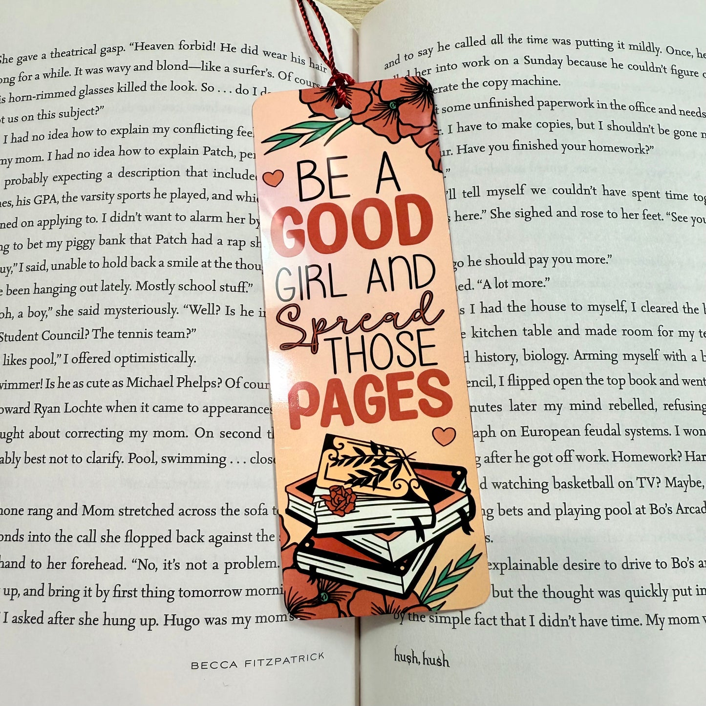 Spread Those Pages Metal Bookmark