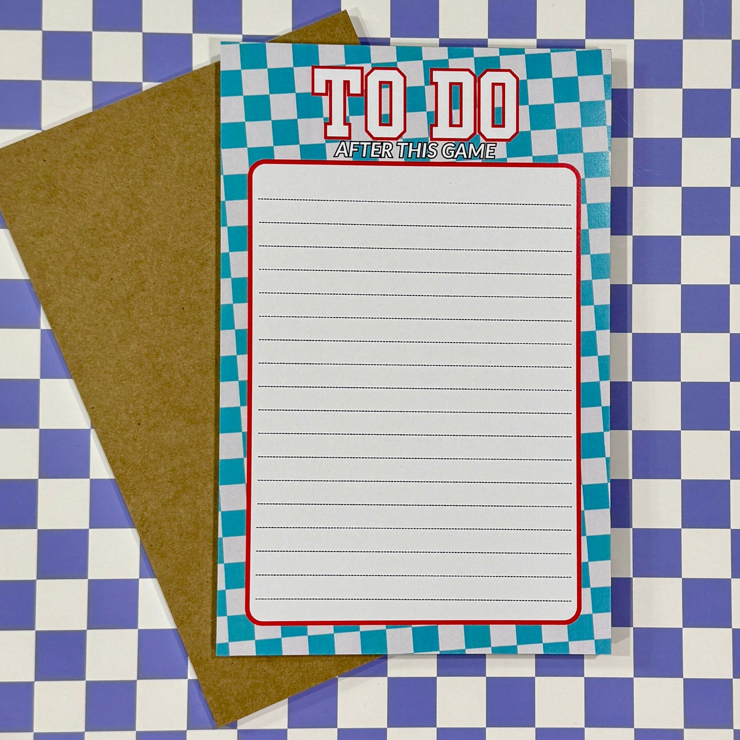 Before the Game Notepad