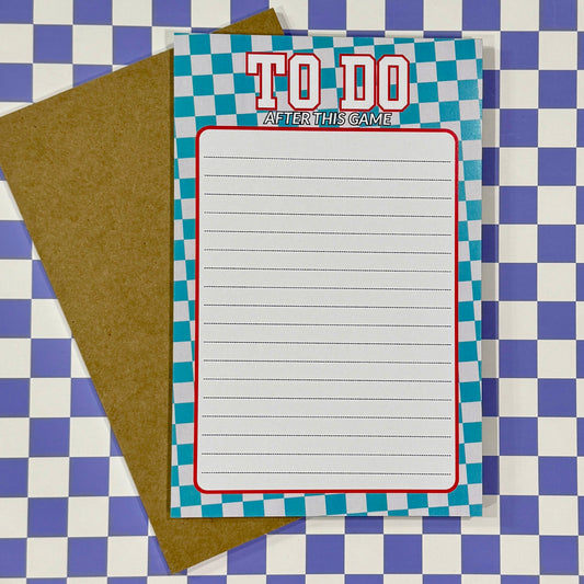 Before the Game Notepad