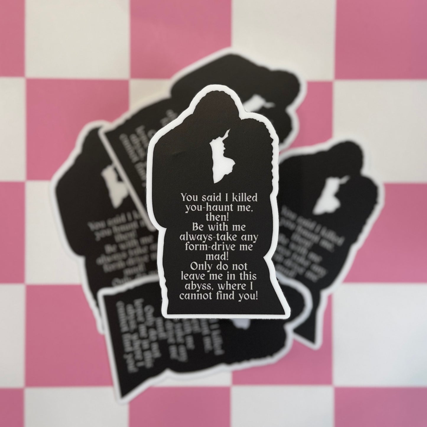 Haunt Me Then Sticker