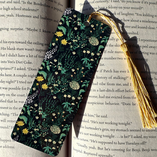 Jungle Greenery Metal Bookmark