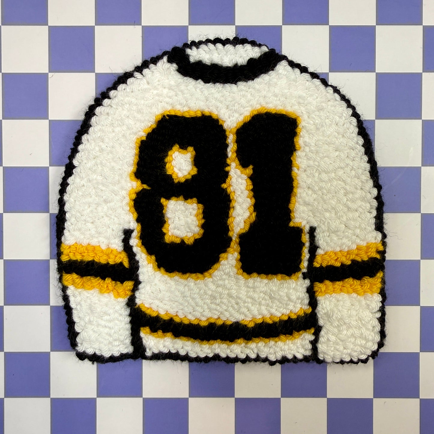 Hockey Boys Mug Rug
